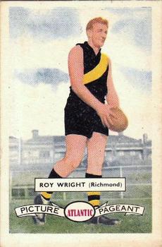 1958 Atlantic Petrol Stations Victorian League Stars #122 Roy Wright Front